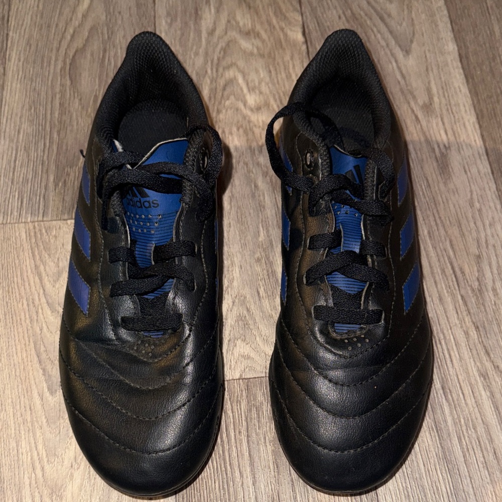 Adidas Black and Blue Athletic Soccer cleats